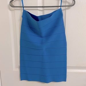 BCBGMaxAzria Pencil Skirt in Blue in Small